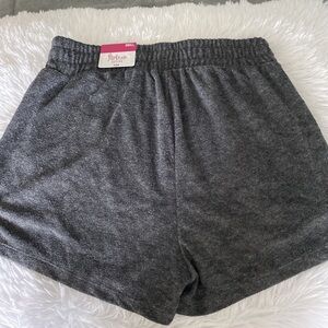 NEVER WORN Gray shorts size small sweatshirt material